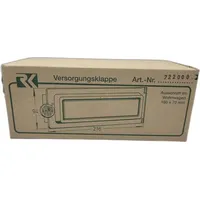 Reich Versorgungsklappe Gas ohne Schloss  weiß