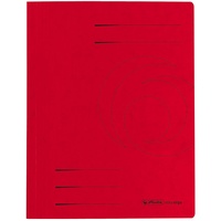 Herlitz Schnellhefter quality A4 Karton, gefaltet, rot, 25 Stück