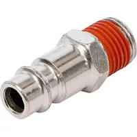 BGS Druckluft-Stecknippel 3222-1, 6,3 mm (1/4") Außengewinde