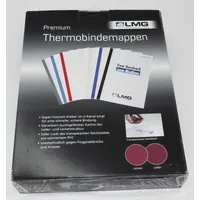 LMG Thermo-Bindemappen DIN A4 dunkelrot 6 mm