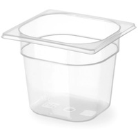 HENDI Gastronormbehälter, 1/6, Profi Line, GN 1/6, 3,4L, Transparent