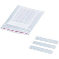 Styro Beschriftungsschilder mit Clip transparent