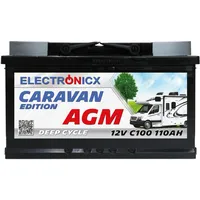 Electronicx Wohnwagen AGM Batterie 110Ah 12V Mover Wohnwagen &