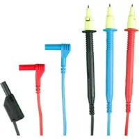 Gossen Metrawatt KS29 Sicherheits-Messleitungs-Set Prüfspitze Stecker 4 mm] Schwarz,