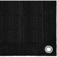 VidaXL Zeltteppich 200x400 cm Schwarz