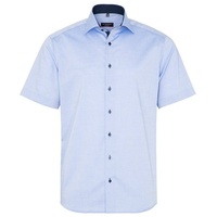 Eterna Kurzarmhemd "MODERN FIT", Herren, Gr. 45, Normalgrößen, blau,