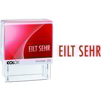 Colop Printer 20 Text-Stempel EILT SEHR, rot, für sofortigen
