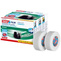 Tesa tesafilm INVISIBLE, 19mm/33m, 3 Stück, mit Tisch-Abroller (53832)