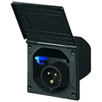 PRO PLUS CEE-Einspeisestecker, 16A/230V, schwarz