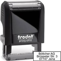 Trodat 4910 Stempel Printy maximal 3 Zeilen,