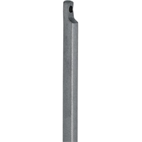 DENI Treibriegelstange m.Aussparung eins.1250mm D.10mm STA hell verz.