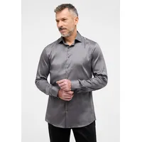 Eterna Businesshemd Slim Fit stark tailliert Kentkragen grau 39