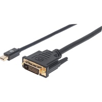 Manhattan Mini-DisplayPort 1.2a auf DVI-Kabel Mini-DisplayPort 1.2a-Stecker auf DVI-D