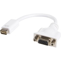 Startech Mini DVI auf VGA Adapterkabel weiß MDVIVGAMF