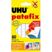 UHU patafix Klebepads Weiß 80 Stück