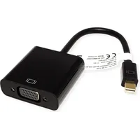 Value Mini DisplayPort-VGA Adapter, Mini DP ST - VGA