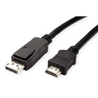 Value DisplayPort Kabel DP - HDTV, ST/ST, schwarz, 1