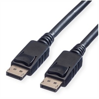 Value DisplayPort Kabel, DP ST - ST, LSOH, schwarz,