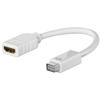 Goobay Mini DVI Adapter Weiß