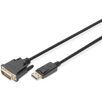 Digitus DisplayPort Adapterkabel, DP-DVI (24+1) St/St, 2,0m