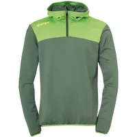 Kempa Emotion 2.0 1/4-Zip Hoodie dragon grün/hope grün 4XL