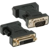 EFB Techly IADAP-DVI-9100 DVI Adapter, VGA Stecker auf DVI