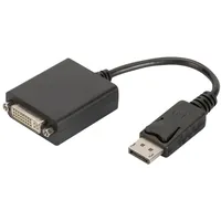 Digitus DisplayP.Adapterk,DP/DVI 0.15m (DVI, 15 cm), Data + Video
