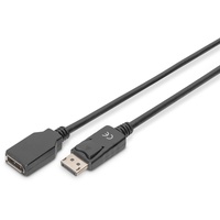 Digitus DisplayPort Verlängerungskabel schwarz, 2m (AK-340200-020-S)