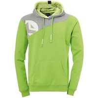 Kempa Core 2.0 Hoodie Kinder hope grün/dark grau melange