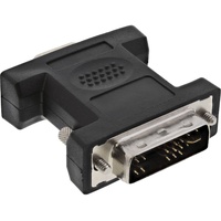 InLine DVI-A Adapter, Analog 12+5 Stecker auf 15pol HD