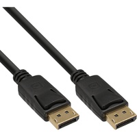 InLine InLine® DisplayPort Kabel, schwarz, vergoldete Kontakte, 0,3m