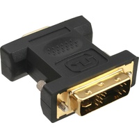 InLine DVI-A [Stecker] auf VGA [Buchse] vergoldeter Adapter (17780P)