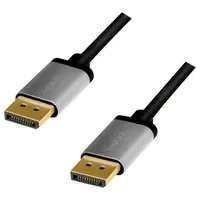 Logilink DisplayPort-Kabel 3 m Schwarz/Grau