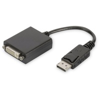Digitus DisplayPort Adapter/Konverter,DP-DVI (24+5) St/Bu, 0.15m