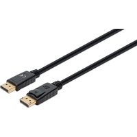 Manhattan DisplayPort Anschlusskabel DisplayPort Stecker, DisplayPort Stecker 1.00m Schwarz