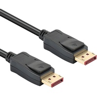 TECHLY EFB ICOC-DSP-A14-020NT DisplayPort 1.4 Anschlusskabel, M/M, 2m, schwarz
