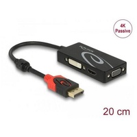 DeLock DisplayPort Adapter Schwarz