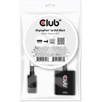 Club 3D Club3D DisplayPortTM auf VGA Aktiver Adapter St./B