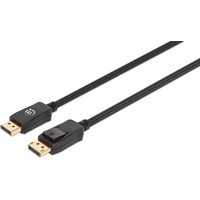 Manhattan DisplayPort DisplayPort Stecker, DisplayPort Stecker 3.00 m Schwarz