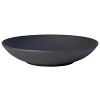 Villeroy & Boch Schale flach Manufacture Rock Porzellan Schwarz