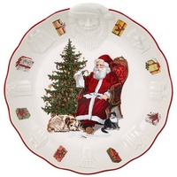 Villeroy & Boch Schale mit Santa Relief, Wunschzettel Toy's