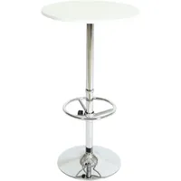 Mendler Stehtisch Bartisch Bistrotisch Empfangstisch Bari mit Fußablage √ò60cm