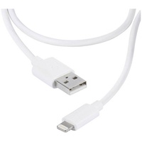 Vivanco Gerade Lightning auf USB A 2 m (Weiß)