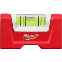 Milwaukee Kompakt-Wasserwaage Torpedo 7,6 cm - magnetisch, Rot