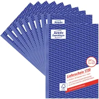 Avery Zweckform Formularbuch, A5 200 Blatt, 10er-Pack 1720-10