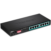 TRENDNET TPE-LG80 Long Range Desktop Gigabit Switch, 8x RJ-45,
