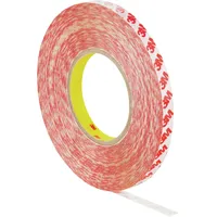 3M Doppelseitiges Klebeband Transparent 12 mm x 50 m