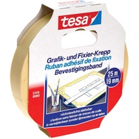 Tesa Kreppband beige 19,0 mm x 25,0 m 1