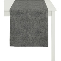 APELT Tischläufer »1102 Loft Style, Jacquard«, (1 St.), schwarz