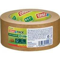 Tesa Pack Papier Standard Packband 50 m x 50